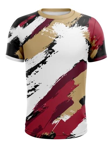 Red and tan Esports Gaming Jersey